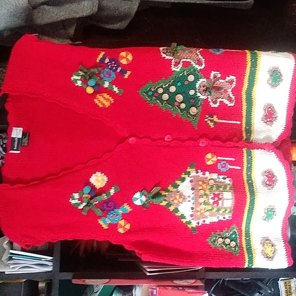 2x ugly christmas vest beldoch popper woman